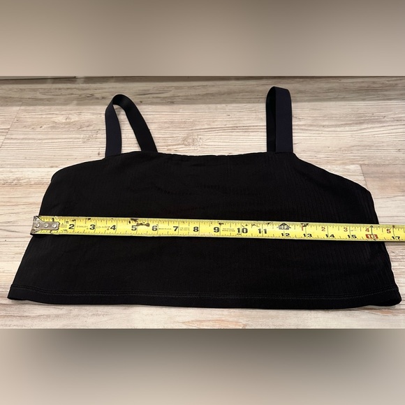 OFFLINE by Aerie Black Real Me Ribbed Longline Sports Bra - XL - Picture 8 of 9